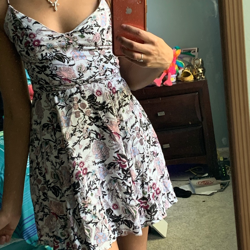Floral mini sundress